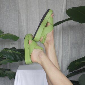 Intentionally Blank Platform Sandals - never worn